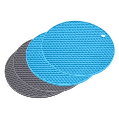 Unique Bargains Silicone Pot Holder Teapot Coaster Trivet Mat 4 Pcs 15 Unique Bargains Silicone Pot Holder Teapot Coaster Trivet Mat 4 Pcs - Image 13