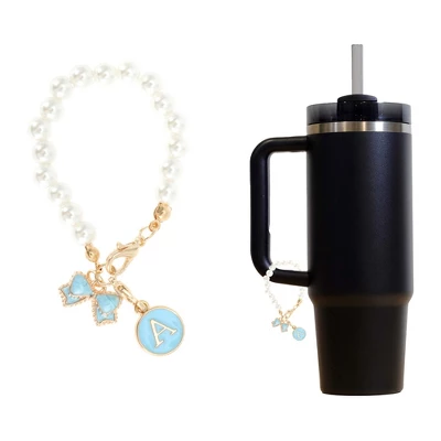 Unique Bargains Pearl Chain Bow Water Cup Pendant 1 Pc 4 Unique Bargains Pearl Chain Bow Water Cup Pendant 1 Pc - Image 2