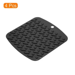 Unique Bargains Heat Resistant Non-slip Flexible Durable Trivet 4 Pcs -Kitchen Tools Shop GUEST cc34363f 02c3 4431 a26d ea27e6a72dc5