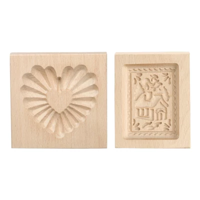 Unique Bargains Natural Beech Wood Smooth Surfaces Durable Cookie Cutter 2 Pcs 8 Unique Bargains Natural Beech Wood Smooth Surfaces Durable Cookie Cutter 2 Pcs - Image 6