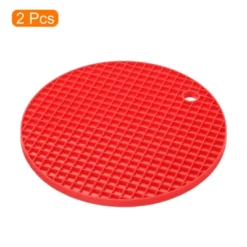 Unique Bargains Silicone Heat Resistant Non-slip Flexible Trivet Mats Red 2 Pcs 6 Unique Bargains Silicone Heat Resistant Non-slip Flexible Trivet Mats Red 2 Pcs -Kitchen Tools Shop GUEST cc8d2977 2716 4fe0 9d92 3b1751ce2f07