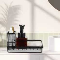 Unique Bargains Kitchen Storage Stainless Steel Sink Caddy 8.27"x3.5"x2.52" -Kitchen Tools Shop GUEST ccb3667a 9f0a 416a ad19 164b9aba32c2