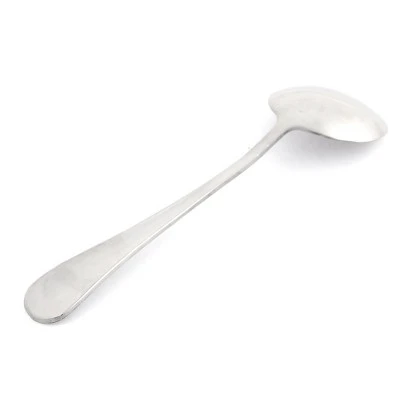 Unique Bargains Home Restaurant Stainless Steel Round Head Soup Spoon 6.1'' Long Silver Tone 1 Pc 4 Unique Bargains Home Restaurant Stainless Steel Round Head Soup Spoon 6.1'' Long Silver Tone 1 Pc - Image 2