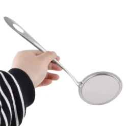 Unique Bargains Home Stainless Steel Oil Spice Flour Sediment Mesh Strainer Silver Tone 3.9 Dia 1 Pc -Kitchen Tools Shop GUEST cdcc0f58 0257 4213 a433 c5b0af2c4737