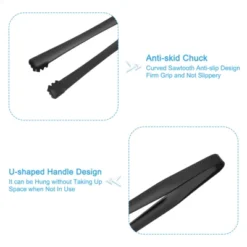 Unique Bargains Stainless Steel Ice Tongs For Appetizers, Charcuterie, Dessert, Tea Party, Bar, Cafe Serving 6" Black 2 Pcs -Kitchen Tools Shop GUEST ce11621b b919 4469 849f b336301c7fba