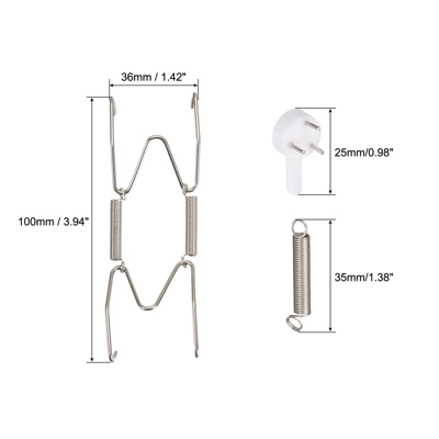 Unique Bargains Stainless Steel Kitchen Dish Racks For Decorative Plate Hanger Silver 3 Unique Bargains Stainless Steel Kitchen Dish Racks For Decorative Plate Hanger Silver