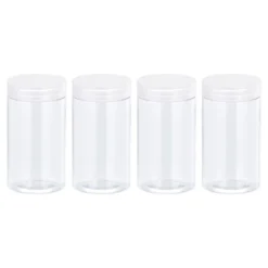 Unique Bargains Round Plastic Empty Jars With Transparent Screw Top Lids And Foam Pads 4 Pcs 11 Unique Bargains Round Plastic Empty Jars With Transparent Screw Top Lids And Foam Pads 4 Pcs -Kitchen Tools Shop GUEST cf6e48a5 c996 4beb 8458 466446db74da