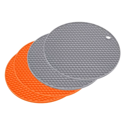 Unique Bargains Silicone Pot Holder Teapot Coaster Trivet Mat 4 Pcs 21 Unique Bargains Silicone Pot Holder Teapot Coaster Trivet Mat 4 Pcs - Image 19