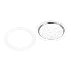 Unique Bargains Coffee Machine Replacement Mocha Pot Silicone Gasket And Stainless Steel Filter -Kitchen Tools Shop GUEST d1ddabfd 743d 47cb 93c9 4a85daf1f9cc