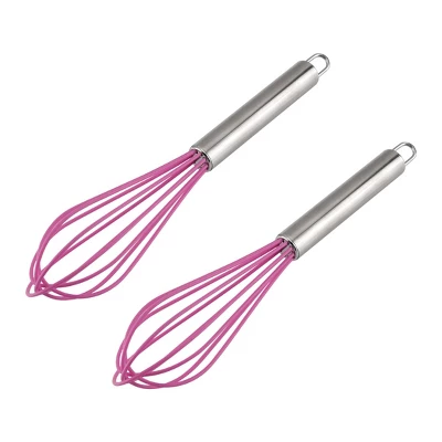 Unique Bargains Stainless Steel Kitchen Utensil Whisk 10" X 2" 2 Pcs 9 Unique Bargains Stainless Steel Kitchen Utensil Whisk 10" X 2" 2 Pcs - Image 7