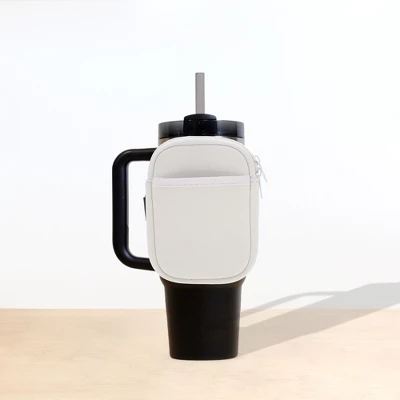 Unique Bargains Durable Water Bottle Pouch With 2 Pocket 1 Pc 3 Unique Bargains Durable Water Bottle Pouch With 2 Pocket 1 Pc - Image 2