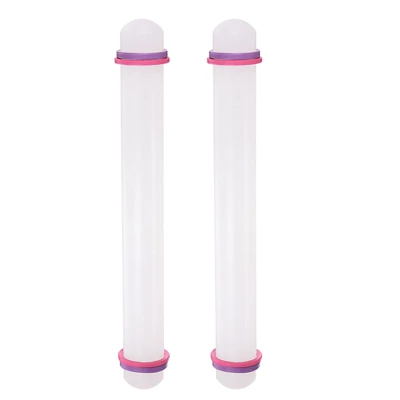 Unique Bargains PP Plastic Non-Stick Adjustable Guide Rings Kitchen Rolling Pins 2 Pcs 9 Unique Bargains PP Plastic Non-Stick Adjustable Guide Rings Kitchen Rolling Pins 2 Pcs - Image 7