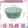 Unique Bargains Greaseproof Cupcake Liners Soccer Pattern Papers Baking Cups 2" X 1.2" 300 Pcs Green 2 Unique Bargains Greaseproof Cupcake Liners Soccer Pattern Papers Baking Cups 2" X 1.2" 300 Pcs Green -Kitchen Tools Shop GUEST d4aceaaf c397 4932 b04c b9bf67916976
