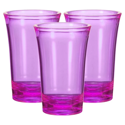 Unique Bargains Polystyrene Ombre Cocktail Spirits Shot Glasses Drinkware 1.2oz 3 Pcs 7 Unique Bargains Polystyrene Ombre Cocktail Spirits Shot Glasses Drinkware 1.2oz 3 Pcs - Image 5