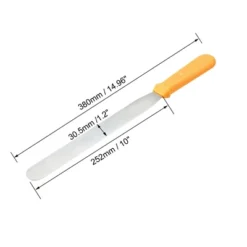 Unique Bargains Stainless Steel Cake Decorating Frosting Spatulas