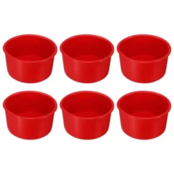 Unique Bargains Round Cake Pans Silicone Cake Mould For Cupcakes Bread 6 Pcs -Kitchen Tools Shop GUEST d559fde0 65ba 4733 a17b 0ff6d1154127