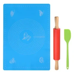 Unique Bargains Silicone Non-Stick Small Heat Resistant Wooden Handle Rolling Pins 3 Pcs 17 Unique Bargains Silicone Non-Stick Small Heat Resistant Wooden Handle Rolling Pins 3 Pcs -Kitchen Tools Shop GUEST d56edce4 9c9b 412e 9e59 12f38ef7a618