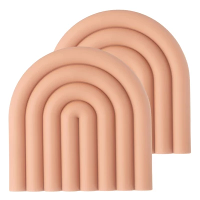 Unique Bargains U-shaped Heat Resistant Non-Slip Silicone Trivet Mat For Pots Coasters 2 Pcs 7 Unique Bargains U-shaped Heat Resistant Non-Slip Silicone Trivet Mat For Pots Coasters 2 Pcs - Image 5