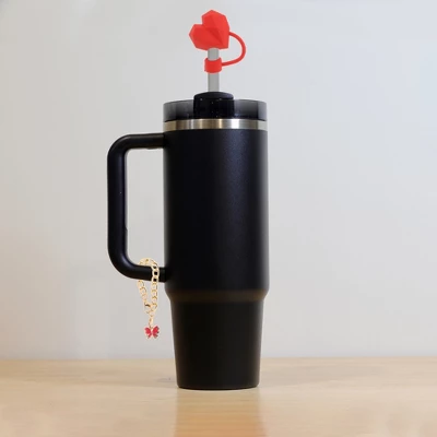 Unique Bargains Durable Drinkware Accessory Red Pink 6 Pcs 4 Unique Bargains Durable Drinkware Accessory Red Pink 6 Pcs - Image 2