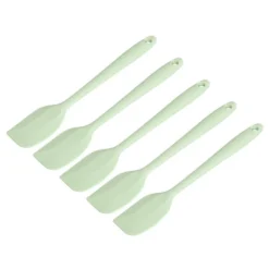 Unique Bargains Heat-resistant Silicone Spatula Spoon For Baking Cooking Mixing 8.5” Cyan 5 Pcs -Kitchen Tools Shop GUEST d7040e13 9798 4b64 b889 9ca251630df0