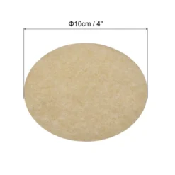 Unique Bargains Non-Stick Parchment Paper Round Air Fryer Microwave Oven Liners Brown