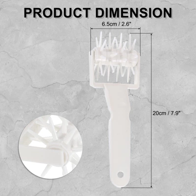 Unique Bargains Plastic Durable With Spikes Cookie Pizza Dough Docker Rollers 3 Unique Bargains Plastic Durable With Spikes Cookie Pizza Dough Docker Rollers