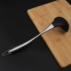 Unique Bargains Home Kitchen Stainless Steel Silicone Soup Ladle Black 1 Pc 12 Unique Bargains Home Kitchen Stainless Steel Silicone Soup Ladle Black 1 Pc -Kitchen Tools Shop GUEST d78c8d5d 0c3f 4692 a42f e6e7f8208fbf