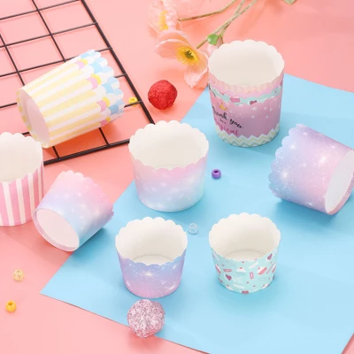 Unique Bargains Greaseproof Disposable Cakes Muffins Liners Star Sky Paper Baking Cups 6oz 50 Pcs 5 Unique Bargains Greaseproof Disposable Cakes Muffins Liners Star Sky Paper Baking Cups 6oz 50 Pcs - Image 3