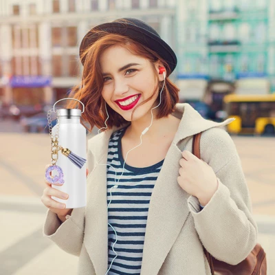 Unique Bargains Resin Lightweight Decorative Sparkling Purple Sequins Tumbler Cup Charm 5 Unique Bargains Resin Lightweight Decorative Sparkling Purple Sequins Tumbler Cup Charm - Image 3