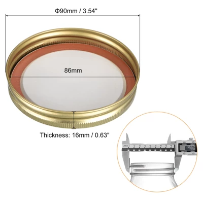 Unique Bargains Leak Proof Tinplate Canning Lids Fits Storage Covers 8 Sets 3 Unique Bargains Leak Proof Tinplate Canning Lids Fits Storage Covers 8 Sets