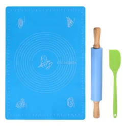 Unique Bargains Silicone Non-Stick Small Heat Resistant Wooden Handle Rolling Pins 3 Pcs 15 Unique Bargains Silicone Non-Stick Small Heat Resistant Wooden Handle Rolling Pins 3 Pcs -Kitchen Tools Shop GUEST d9c88f10 20ff 4c6c 9a1b bbdad52fc03c