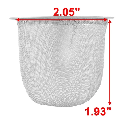 Unique Bargains Kitchen Metal Round Tea Leaf Waste Drain Sink Mesh Strainer 4 Pcs 4 Unique Bargains Kitchen Metal Round Tea Leaf Waste Drain Sink Mesh Strainer 4 Pcs - Image 2