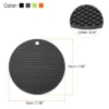 Unique Bargains Round Silicone Heat Resistant Non-slip Flexible Trivet Mats 4 Pcs 2 Unique Bargains Round Silicone Heat Resistant Non-slip Flexible Trivet Mats 4 Pcs -Kitchen Tools Shop GUEST dbb3f780 5c4f 4cf6 8f77 f9ec002c3d41