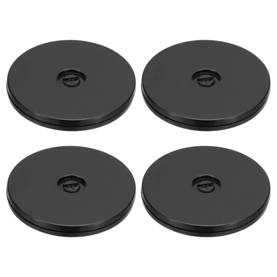 Unique Bargains High-strength Plastic 360-degree Rotating Anti-slip Multi-use Black Swivel Stand 4 Pcs 10 Unique Bargains High-strength Plastic 360-degree Rotating Anti-slip Multi-use Black Swivel Stand 4 Pcs - Image 8