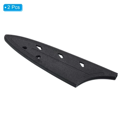 Unique Bargains Edge Guard Blade Protector Plastic 3.5" Paring Knife Sleeves Black 4 Unique Bargains Edge Guard Blade Protector Plastic 3.5" Paring Knife Sleeves Black - Image 2
