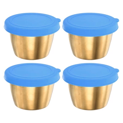 Unique Bargains Reusable Leak Proof Dipping Salad Blue Condiment Containers With Lids 10 Unique Bargains Reusable Leak Proof Dipping Salad Blue Condiment Containers With Lids - Image 8
