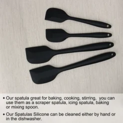 Unique Bargains Heat Resistant Non-scratch Non Stick Rubber Spatula Set Red, Black, Pink, Green 4 Pcs -Kitchen Tools Shop GUEST dddd92b6 3df9 49e4 872e 76928e9b37c2