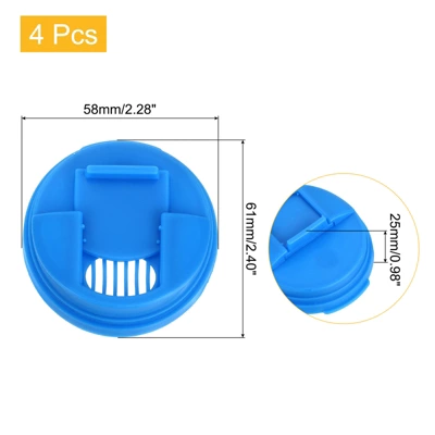 Unique Bargains Reusable Plastic Can Lids Fit Standard Size For Soda Beverage Beer 4 Pcs 3 Unique Bargains Reusable Plastic Can Lids Fit Standard Size For Soda Beverage Beer 4 Pcs