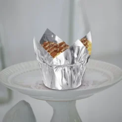 Unique Bargains Greaseproof Aluminum Foil Baking Tulip Cupcake Liners 100 Pcs -Kitchen Tools Shop GUEST de7a3948 c3a0 4b90 897e a7be17c3f3ff
