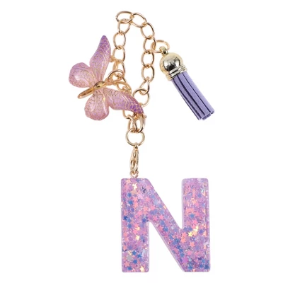 Unique Bargains Star Sequin Letter N Butterfly Tassel Water Cup Pendant Purple 1 Pc 7 Unique Bargains Star Sequin Letter N Butterfly Tassel Water Cup Pendant Purple 1 Pc - Image 5