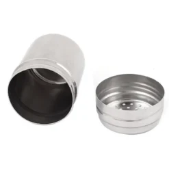 Unique Bargains Stainless Steel Cylindrical Container Box Dispenser Toothpick Holder 3" X 2"