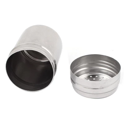 Unique Bargains Stainless Steel Cylindrical Container Box Dispenser Toothpick Holder 3" X 2" 3 Unique Bargains Stainless Steel Cylindrical Container Box Dispenser Toothpick Holder 3" X 2"
