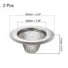 Unique Bargains Stainless Steel Mesh Durable Rust-Proof Kitchen Sink Strainer 2 Pcs -Kitchen Tools Shop GUEST df823a73 f4f9 43d3 8aae 777823bfdd7f
