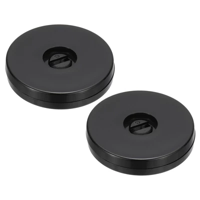 Unique Bargains High-strength Plastic 360-degree Rotating Design Durability Anti-slip Black Swivel Turntable 2 Pcs 9 Unique Bargains High-strength Plastic 360-degree Rotating Design Durability Anti-slip Black Swivel Turntable 2 Pcs - Image 7
