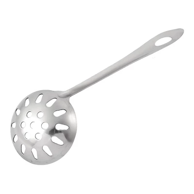 Unique Bargains Kitchen Stainless Steel Strainer Perforated Slotted Ladle Spoon 2.6" Dia 4 Unique Bargains Kitchen Stainless Steel Strainer Perforated Slotted Ladle Spoon 2.6" Dia - Image 2