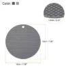 Unique Bargains Silicone Heat Resistant Non-slip Flexible Trivet Mat Deep Gray, Light Gray 2 Pcs -Kitchen Tools Shop GUEST e153422d 1f6b 47ea bedc 9dfa86cb34e5