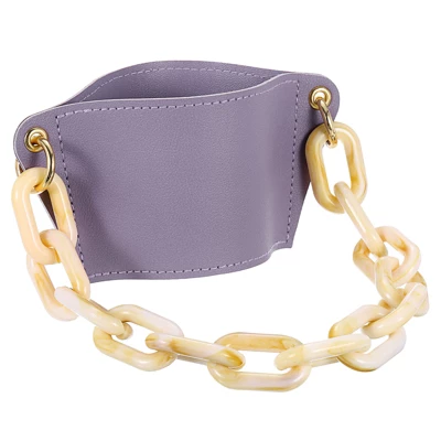 Unique Bargains PU Leather Portable Acrylic Strap Sports Water Bottle Carrier Holder 6.3" X 3" 8 Unique Bargains PU Leather Portable Acrylic Strap Sports Water Bottle Carrier Holder 6.3" X 3" - Image 6