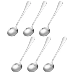 Unique Bargains Stainless Steel Dinner Tea Soup Round Spoons 6 Pcs Silver 17 Unique Bargains Stainless Steel Dinner Tea Soup Round Spoons 6 Pcs Silver -Kitchen Tools Shop GUEST e1bcb6a6 f38d 4639 87f3 bc5f5512a52d