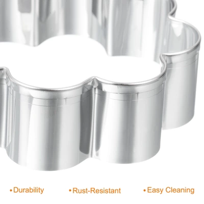 Unique Bargains Stainless Steel Non-Stick Heat Resistant Cake Pans 5 Unique Bargains Stainless Steel Non-Stick Heat Resistant Cake Pans - Image 3