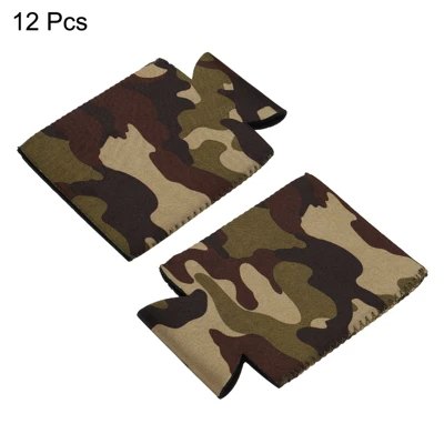 Unique Bargains Insulated Collapsible Neoprene Covers Thick Can Cooler Sleeves Camouflage 4 Unique Bargains Insulated Collapsible Neoprene Covers Thick Can Cooler Sleeves Camouflage - Image 2